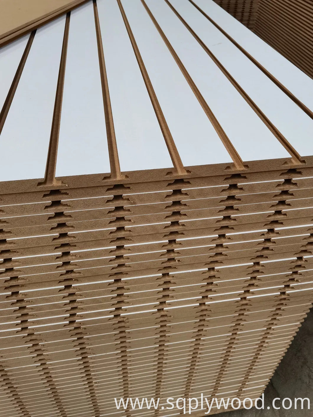 Factory-Groove and Slot White Melamine MDF in 12mm 15mm 18mm